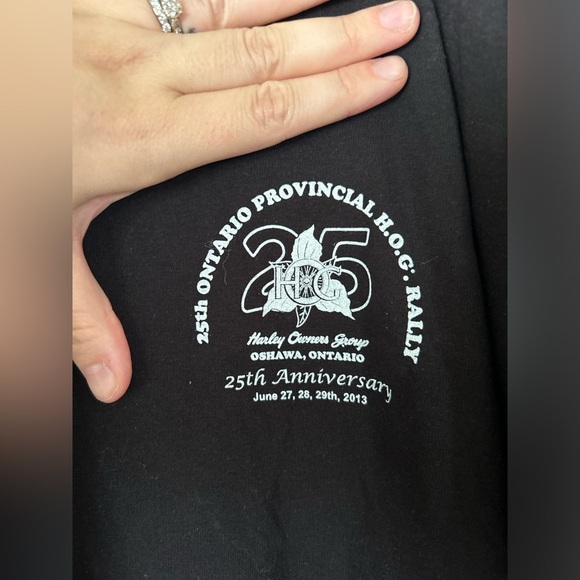 Harley H.O.G. Rally Oshawa Tshirt 2013 - Picture 4 of 9